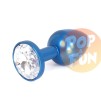 Plug bijou en Alu Gem Light 6 x 2.8 cm Bleu