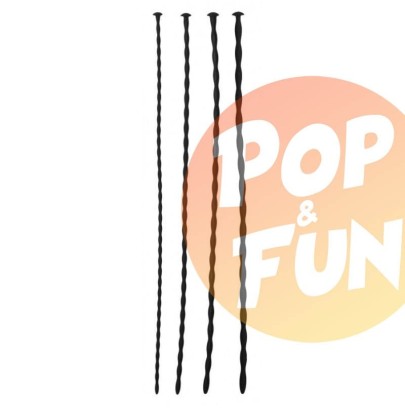 4 Tiges à Urètre pour dilatation 29 x 0.4 cm sur Pop and Fun - Sextoys et poppers