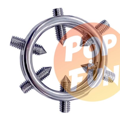 Anneau de gland avec Pics Peaky 1.5cm sur Pop and Fun - Sextoys et poppers