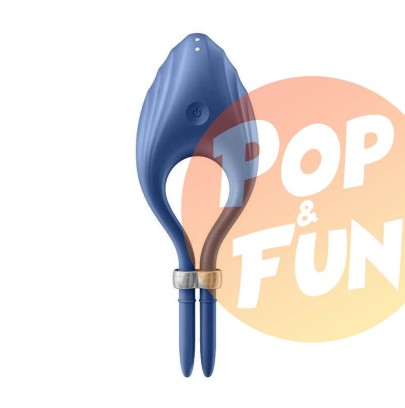 Anneau Réglable Rechargeable Duelist Bleu sur Pop and Fun - Sextoys et poppers