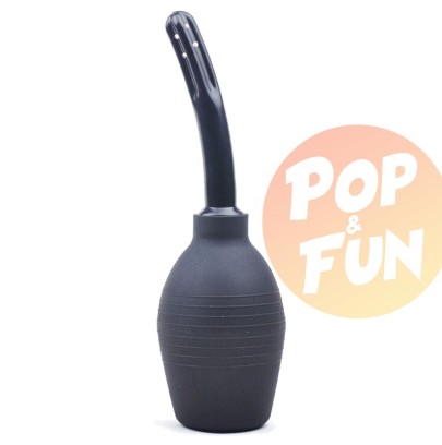 Poire de lavement Douche Anale II Noire - Insertion 12 x 2cm