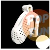 Cage de chasteté Dottia Blanche 8.5 x 3.5cm sur Pop and Fun - Sextoys et poppers