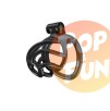 Cage de chasteté Tortille 6 x 3.4 cm S Noire