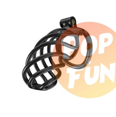 Cage de chasteté Tortille XL 11 x 3.4 cm Noire sur Pop and Fun - Sextoys et poppers