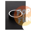 Cockring en métal Flat C-Ring - 12 x 57.5 mm sur Pop and Fun - Sextoys et poppers