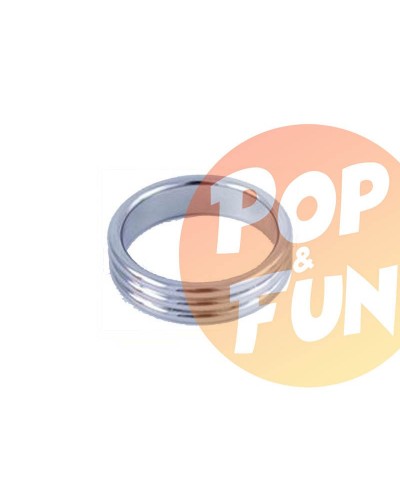 Cockring Metal 3 Times 45mm sur Pop and Fun - Sextoys et poppers