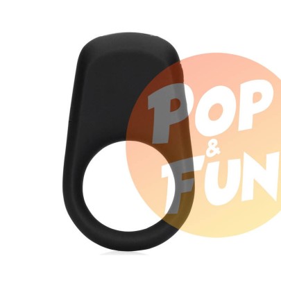 Cockring Vibrant Licorice 35 mm Noir sur Pop and Fun - Sextoys et poppers