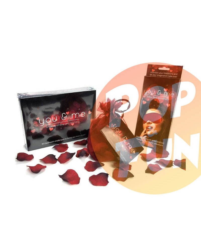 Coffret You & Me pour couple sur Pop and Fun - Sextoys et poppers