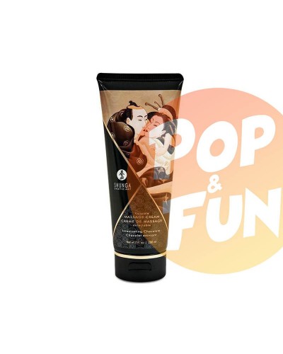 Créme de massage Comestible CHOCOLAT Enivrant - 200ml sur Pop and Fun - Sextoys et poppers