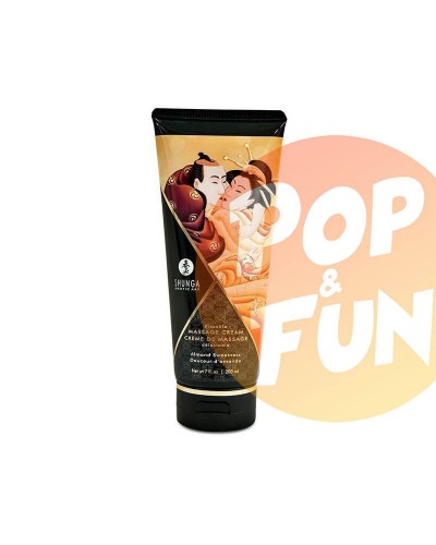 Créme de massage Comestible Douceur d'AMANDE - 200ml sur Pop and Fun - Sextoys et poppers