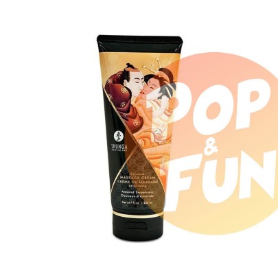 Créme de massage Comestible Douceur d'AMANDE - 200ml sur Pop and Fun - Sextoys et poppers