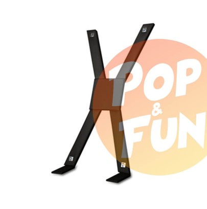 Croix de Saint André BDSM - Noir sur Pop and Fun - Sextoys et poppers