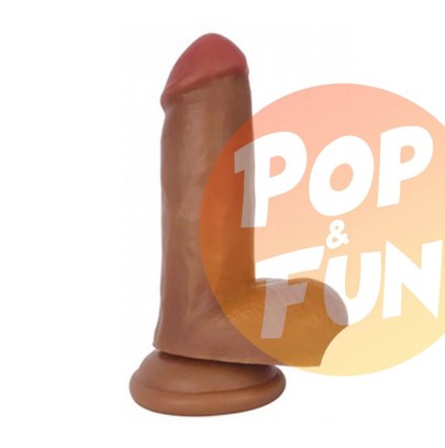 Dildo avec Testicules - 15x5 cm sur Pop and Fun - Sextoys et poppers