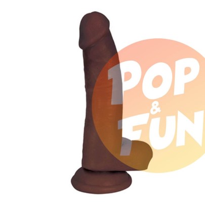 Dildo Réaliste avec Testicules - 20.5x5cm sur Pop and Fun - Sextoys et poppers