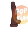 Dildo Réaliste avec Testicules - 20.5x5cm sur Pop and Fun - Sextoys et poppers