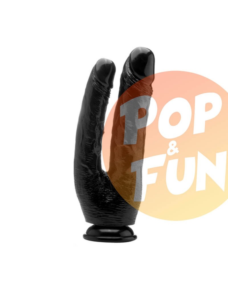 Double Gode Réaliste RealRock 25 cm sur Pop and Fun - Sextoys et poppers