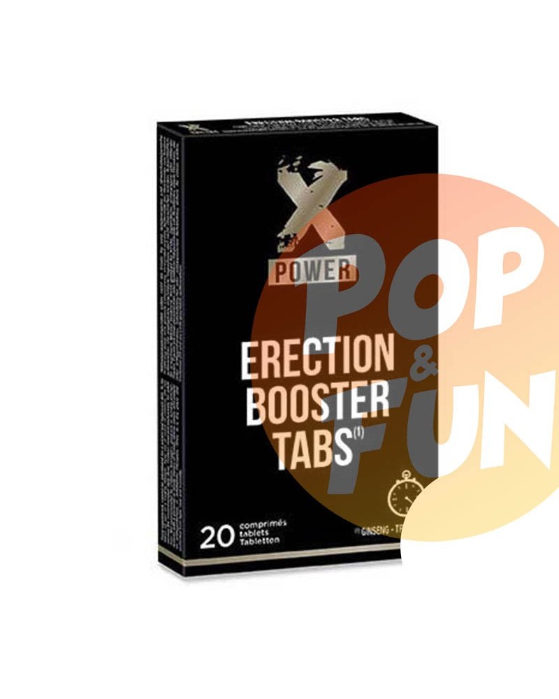 Erection Booster Tabs - 20 comprimés sur Pop and Fun - Sextoys et poppers