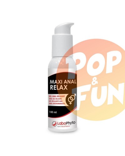 Gel Maxi Anal Relax 100ml sur Pop and Fun - Sextoys et poppers