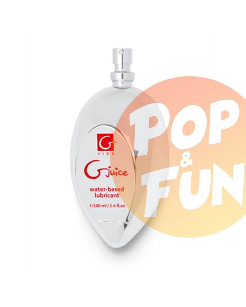 Gjuice - Lubrifiant à l'eau 100 ml sur Pop and Fun - Sextoys et poppers