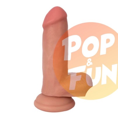 Gode avec testicules - 15x5 cm sur Pop and Fun - Sextoys et poppers