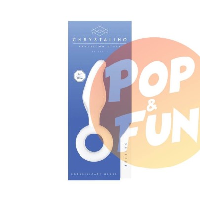Gode en verre avec anneau Gripper sur Pop and Fun - Sextoys et poppers