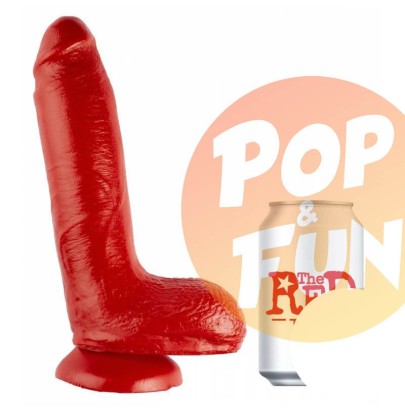 Gode Flashydick 18 x 5cm Rouge sur Pop and Fun - Sextoys et poppers