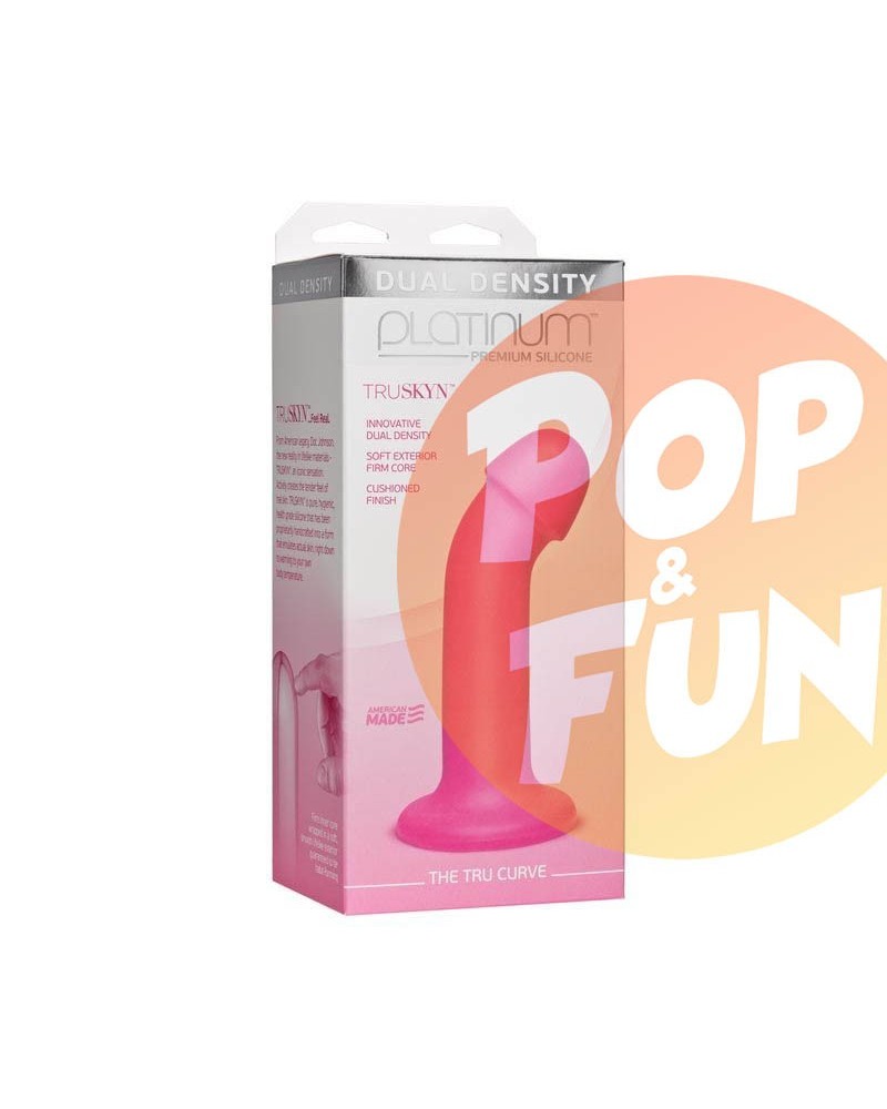 Gode incurvé 16cm - The Tru Curve sur Pop and Fun - Sextoys et poppers