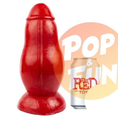 Gode Mushy 20 x 10cm Rouge sur Pop and Fun - Sextoys et poppers