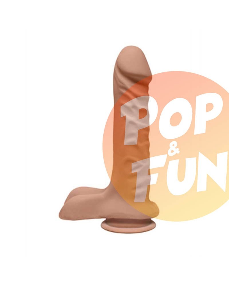 Gode réaliste 17x5cm Super D sur Pop and Fun - Sextoys et poppers