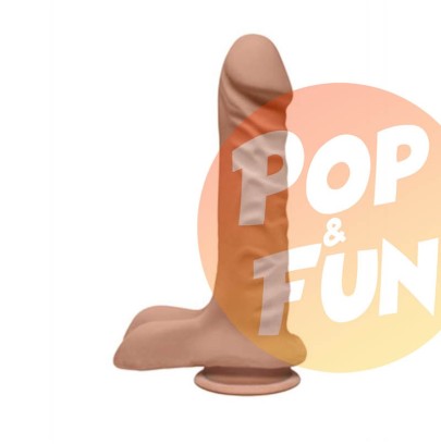 Gode réaliste 17x5cm Super D sur Pop and Fun - Sextoys et poppers