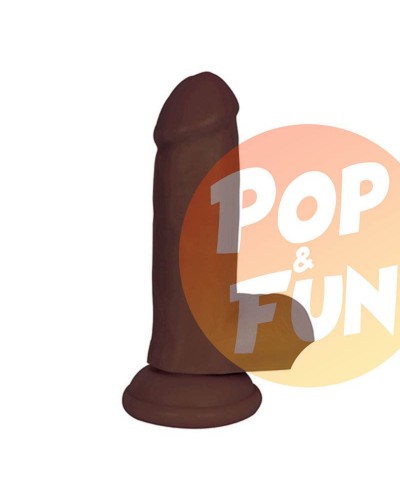 Gode réaliste avec bourses -15x5 cm sur Pop and Fun - Sextoys et poppers