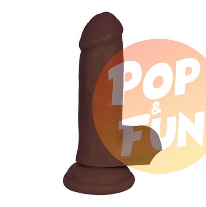 Gode réaliste avec bourses -15x5 cm sur Pop and Fun - Sextoys et poppers