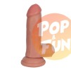 Gode réaliste avec testicules - 15x8cm sur Pop and Fun - Sextoys et poppers