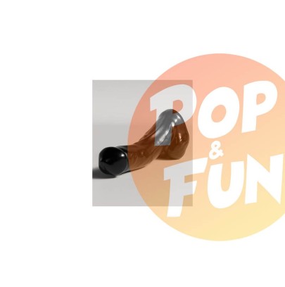 Gode Richard Noir - 15x4cm sur Pop and Fun - Sextoys et poppers