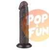 Gode Sliding Skin 17 x 4cm Noir