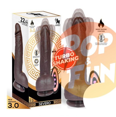 Gode vibrant Va-et-Vient Severo Centauro 18 x 4cm sur Pop and Fun - Sextoys et poppers