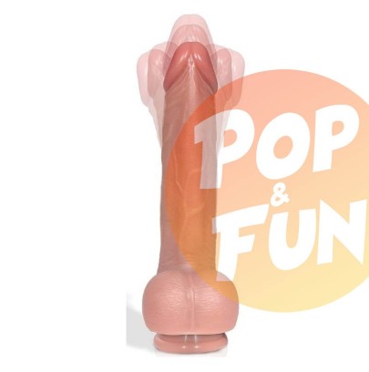 Gode vibrant Va-et-Vient Tiberio Centauro 18 x 4.3cm sur Pop and Fun - Sextoys et poppers