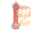 Gode vibrant Va-et-Vient Tiberio Centauro 18 x 4.3cm sur Pop and Fun - Sextoys et poppers