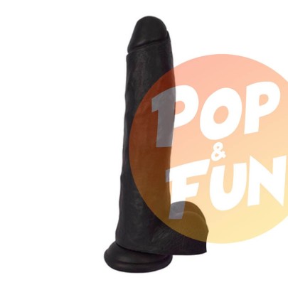 Gode XXL avec testicules - 28x8cm sur Pop and Fun - Sextoys et poppers