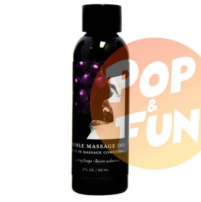 Huile de massage comestible Raisin 60ml sur Pop and Fun - Sextoys et poppers