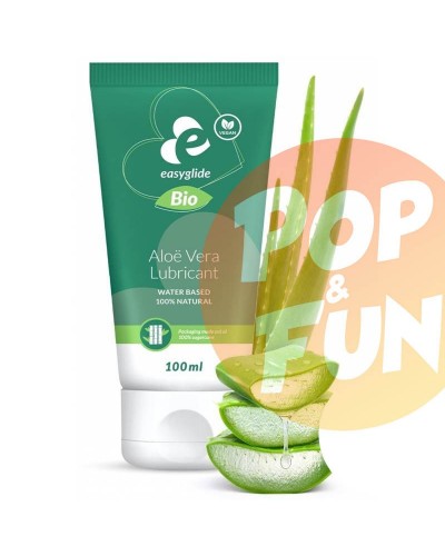 Lubrifiant Aloe Vera Bio Easyglide 100ml sur Pop and Fun - Sextoys et poppers