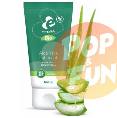 Lubrifiant Aloe Vera Bio Easyglide 100ml sur Pop and Fun - Sextoys et poppers