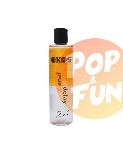 Lubrifiant Anal & Delay Eros 250ml sur Pop and Fun - Sextoys et poppers