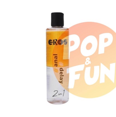 Lubrifiant Anal & Delay Eros 250ml sur Pop and Fun - Sextoys et poppers