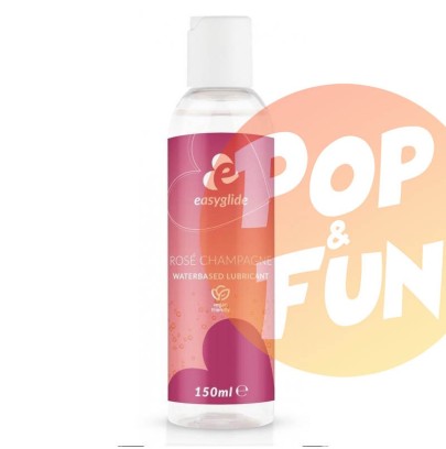 Lubrifiant aromatisé Rosé Champagne Easyglide - 150mL sur Pop and Fun - Sextoys et poppers