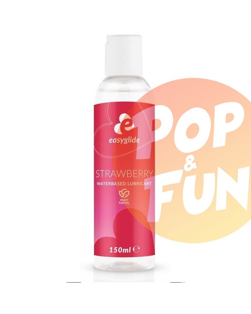 Lubrifiant Arôme Fraise Easyglide - 150mL sur Pop and Fun - Sextoys et poppers