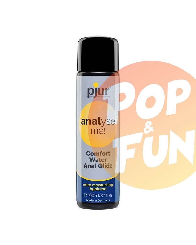 Lubrifiant Eau Analyse Me Comfort 100ml sur Pop and Fun - Sextoys et poppers