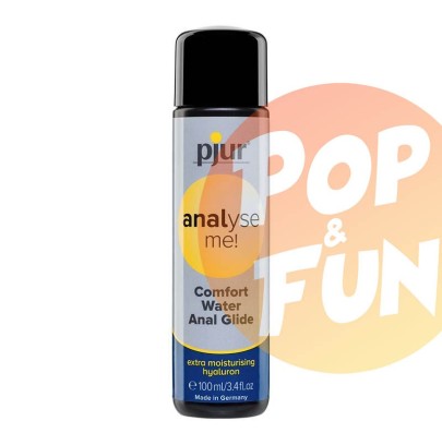 Lubrifiant Eau Analyse Me Comfort 100ml sur Pop and Fun - Sextoys et poppers