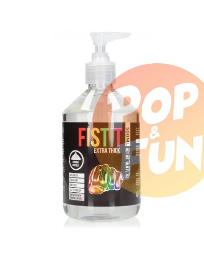 Lubrifiant Eau Fist It Extra Thick Rainbow - Pompe 500ml sur Pop and Fun - Sextoys et poppers