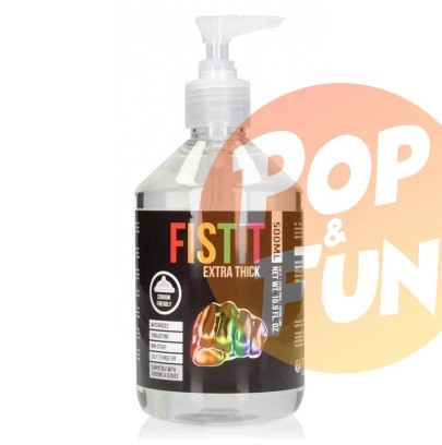 Lubrifiant Eau Fist It Extra Thick Rainbow - Pompe 500ml sur Pop and Fun - Sextoys et poppers